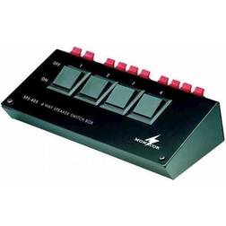 Monacor SPS-20S Lautsprecher Schaltpult Schwarz