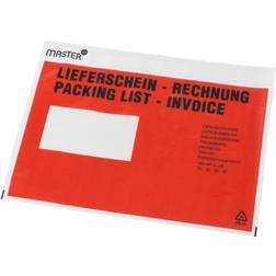 Master'In Folder C5 punainen w/print 1000kpl/kärry (1000 kpl)