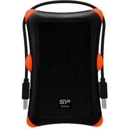 Silicon Power Armor A30 2.5-inch Shockproof SATA Hard Drive Enclosure Black
