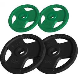 Gorilla Sports Viktskivor Trigrip 51mm 2x10kg 2x5kg