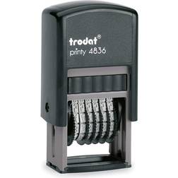 Trodat Printy 4846 Self-Inking 6 Band Number Stamp