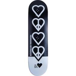 Heart Supply Skateboard Bräda Heimana Reynolds Pro (Peace) Svart/Vit 8.25"