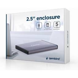 Gembird EE2-U3S-3-LG lagringspakning SATA 6Gb/s USB 3.0