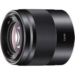 Sony E 50mm F1.8 OSS Portrait Lens SEL50F18/B, Black