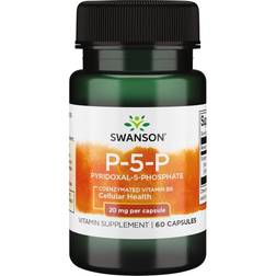 Swanson P-5-P Pyridoxal-5-Phosphate Coenzymated Vitamin B-6 20mg