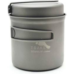 TOAKS Titanium Pot Titanium with lid