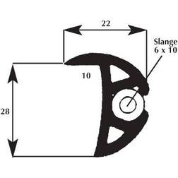 Fenderliste 10-12x25mm