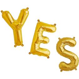 Loftus International KV-00587 16 in. Letter U Gold Balloon