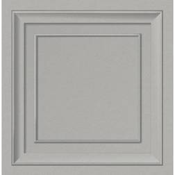 Fine Decor Square Panel Grey Wallpaper FD43002