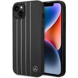 Mercedes-Benz Urban iPhone 14 Plus Læderbeklædt Cover Sort