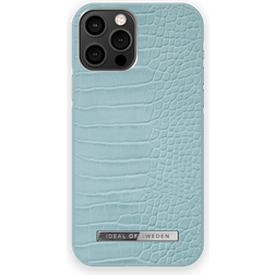 Ideal of Sweden Mobilskal Soft Blue Croco för iPhone 12/12 Pro