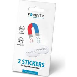 Forever Magnetisk Sticker til Magnetisk Mobilholder 2-pak