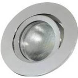 Megatron LED inbouwspot GU10.3, rond, zilver