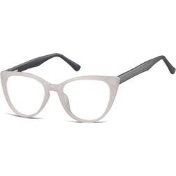 SmartBuy Collection Cat Eye Vollrand Plastik Graue Brillen