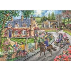 The House of Puzzles Rose Cottage Jigsaw Puzzle As Supplied