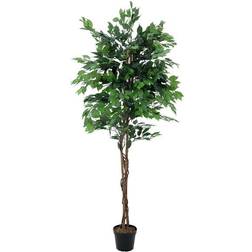 Europalms Ficus Tree Multi-Trunk, artificial plant, 210cm TILBUD Künstliche Pflanzen