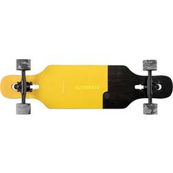 Ram Longboard Tavola completa 34" x 8.75" ABEC 9 Vexo giallo nero giallo limone nero