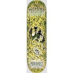 Creature Martinez Inferno 8.6" Skateboard Deck yellow/green Uni