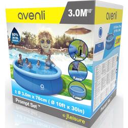 Avenli Avenli Prompt Set Ø 300 x 76 cm Pool, ohne Zubehör, blau