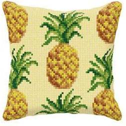 Broderikit Kudde Ananas