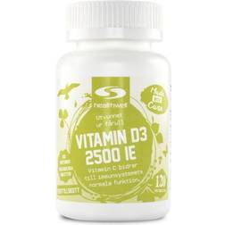 Healthwell Vitamin D3 3000 IE, kaps 120 st