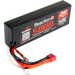 DYNAMITE Reaction 2.0 7.4V 5000mAh 50C 2S Hardcase LiPo Battery, Deans