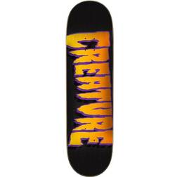 Creature Skateboard Logo Outline Stumps Black 8.51