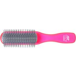 Kent Brushes Airhedz Glo Half Round Detangling Strawberry