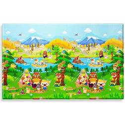 Baby Care Large Baby Play Mat In Let's Go Camping Multi Multi