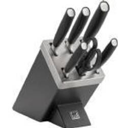 Zwilling Set Di Coltelli Con Ceppo Argento Antracite 7-pz