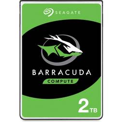 Seagate BarraCuda, 2 TB, Intern Hårsddisk, 2,5" SATA 6Gb/s, 5400 RPM, 128MB cache, för stationär dator, FFP (ST2000LMZ15)