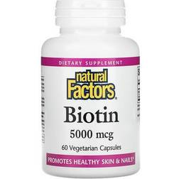 Natural Factors Biotin 5000 mcg 60 stk