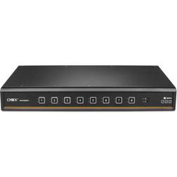 Avocent 8-port Cybex Secure MultiViewer KVM Switch SCMV285DPH KVM audio USB switch 8 ports