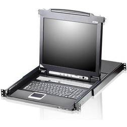 Aten CL5708M 17' LCD 8 Port PS2/USB Combo KVM with Peripheral Sharing Technology