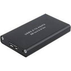 CoreParts MSUB3302 Speicherlaufwerksgehäuse HDD SSD-Gehäuse Schwarz (MSUB3302)