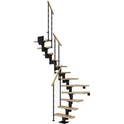 Dolle Dublin Halvsvingstrappe STYLE 6-Lakeret Eg-71-14