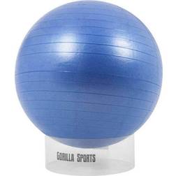 Gorilla Sports Boldstativ Yoga- og Pilatesbold Gennemsigtig 39,5 cm