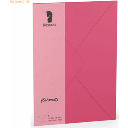 Rössler Magni Envelop Coloretti Enveloppen 80 g/m² C5 Roze 5 Stuks