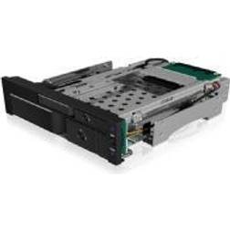 RaidSonic Technology IB-173SSK, HDD- SSD kabinett, 2.5/3.5" SAS, SATA, 6 Gbit/s, Byte under drift (hotswap) Svart