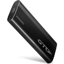 Axagon EEM2-GTO externt hölje för M.2 SSD-diskar USB-C 3.2 Gen 2, svart