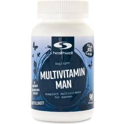 Healthwell Multivitamin Man, 90 kapsler 90 stk