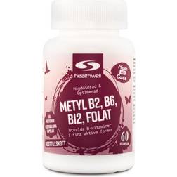 Healthwell Metyl B6, B12, Folat, 60