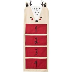 Christmas Kids Christmas Kids Ren Adventskalender Röd/Beige One Size