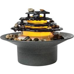 Homedics Mirra Zen Tabletop Relaxation Fountain (WFL-200GY) Black