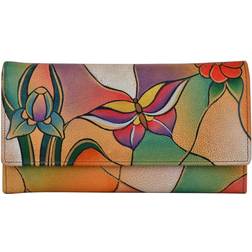 Anuschka Multi Pocket Wallet - Butterfly Garden