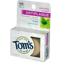 Tom's of Maine Floss Anti-Plaque Flat Spearmint 32 Yd Pack 2