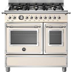 Bertazzoni HER96L2EAVT Heritage gaskomfur Hvid