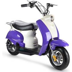 MotoTec 24v Electric Moped Purple