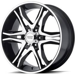 American Racing Machined Gloss Black AR893 Mainline Wheel AR89378063325