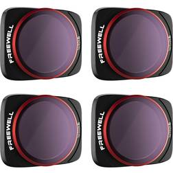 Freewell Bright Day 4K Serie 4Pack ND/PL Filter Kompatibel mit Air 2S Drone FW